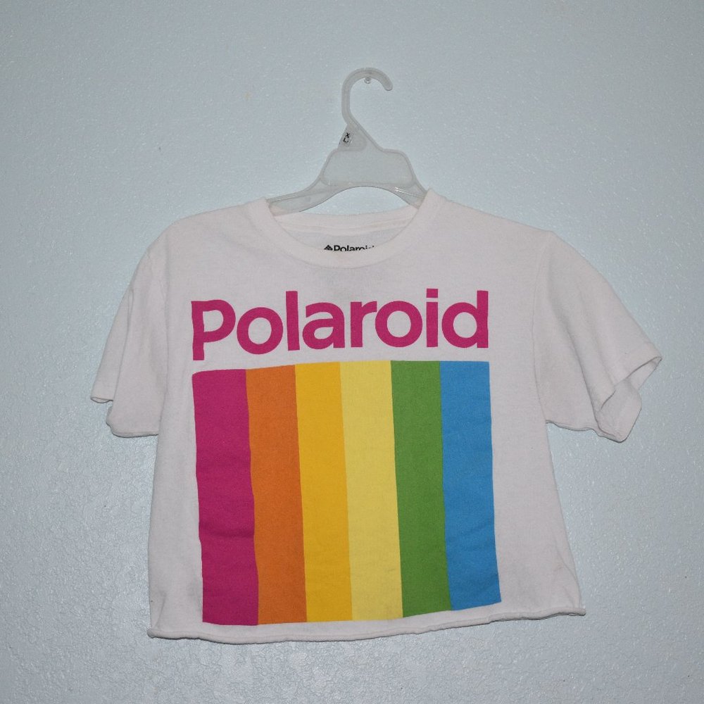 polaroid crop top